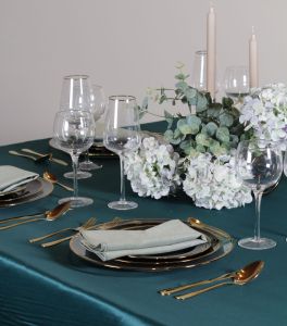 Tela razo de novia al mayoreo para manteles personalizados de boda Razo de novia al mayoreo en tonos elegantes para decoración de eventos