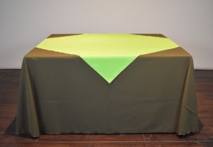 Cubre mantel para eventos de alta calidad Cubre mantel verde elegante para eventos formales