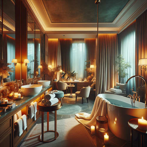 Toallas de mano suaves listas para habitaciones de hotel