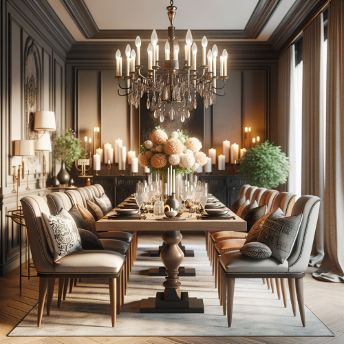 cojines para sillas de comedor elegantes