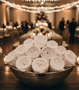 Fabricante de toallas de mano personalizadas para eventos