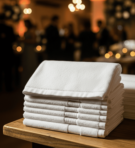 Toallas de mano para eventos elegantes al mayoreo
