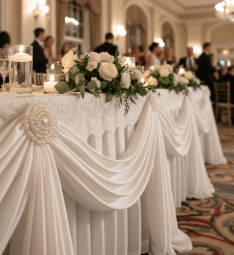 Bambalina de mesa para eventos al mayoreo en Guadalajara