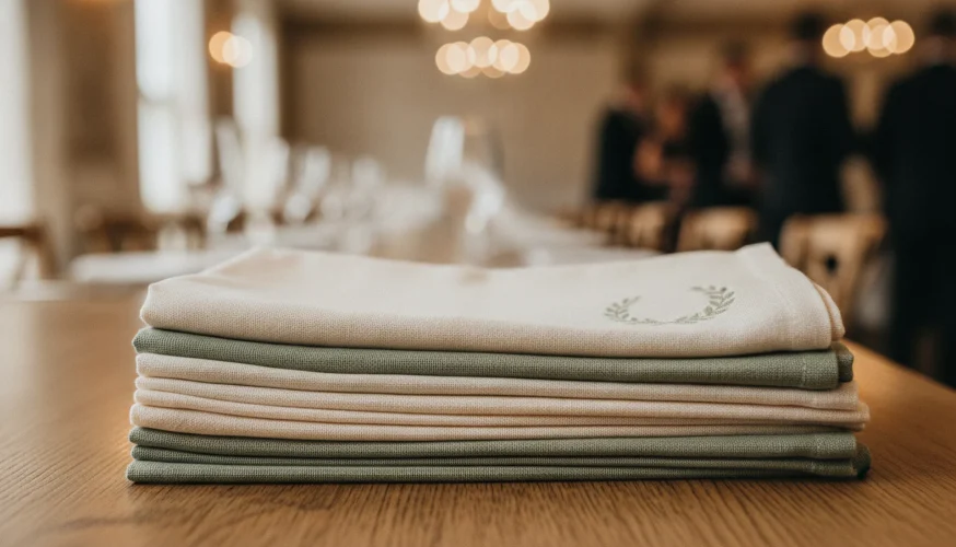 Servilletas de Lino al Mayoreo: Aumente la Rentabilidad un 30% en Eventos y HORECA