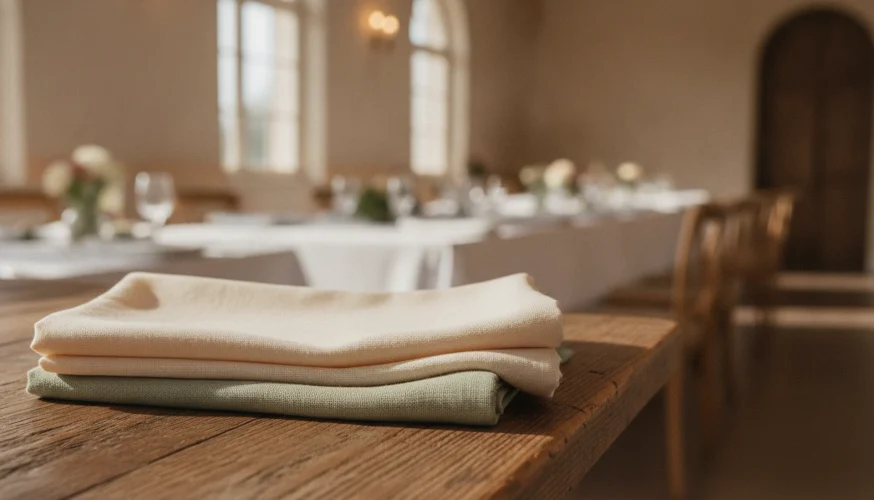 Servilletas de lino: -40% en reposición HORECA
